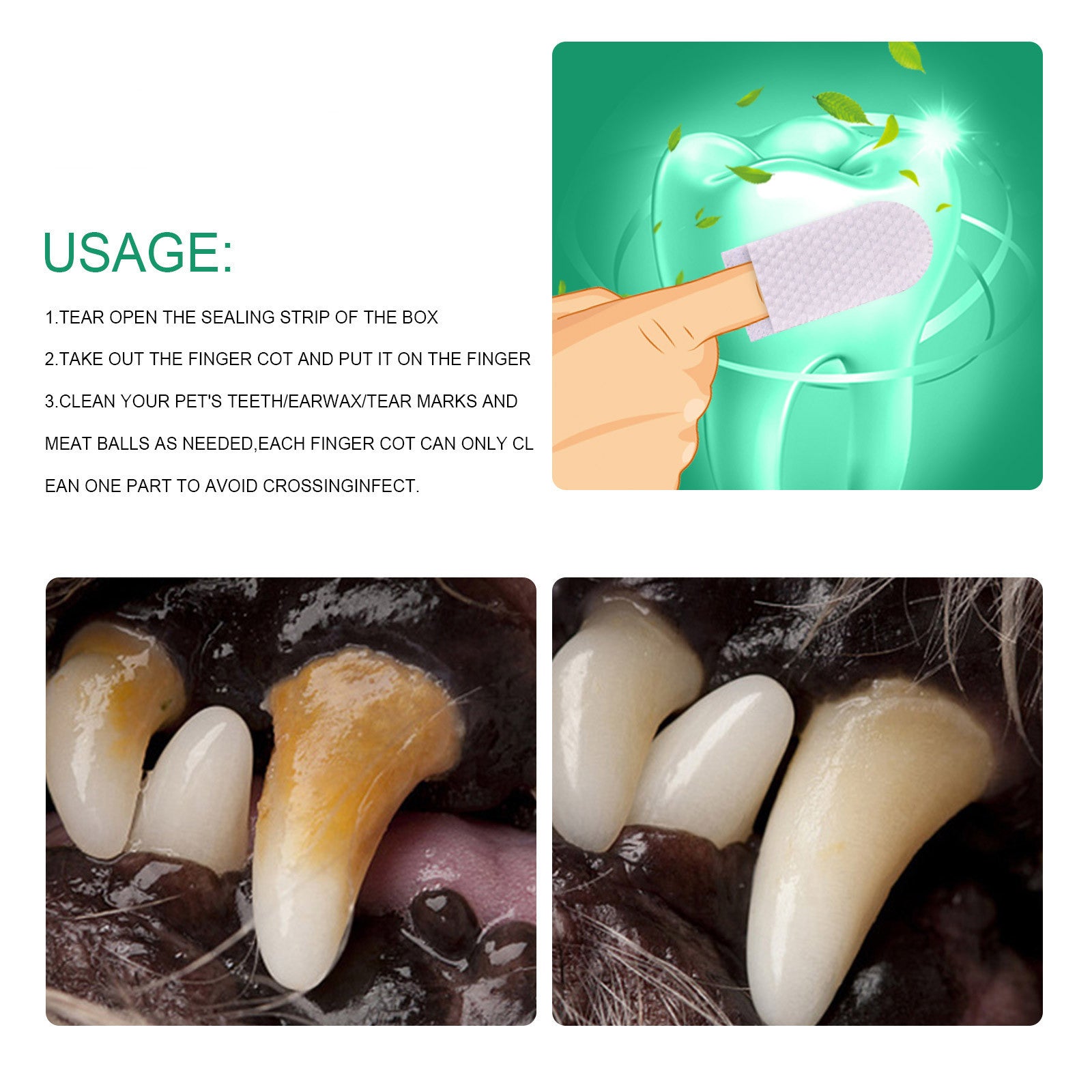 Boon Meow™ CleanPaws Dental Wipes