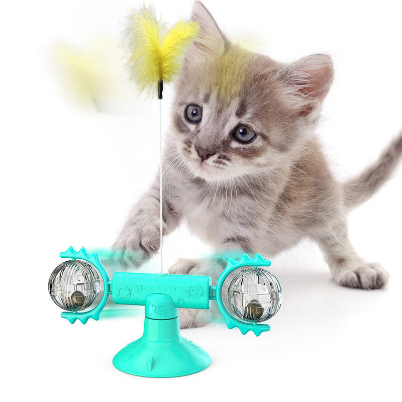 Rotating Windmill Itch Scratching Device & Teeth Shining Toys