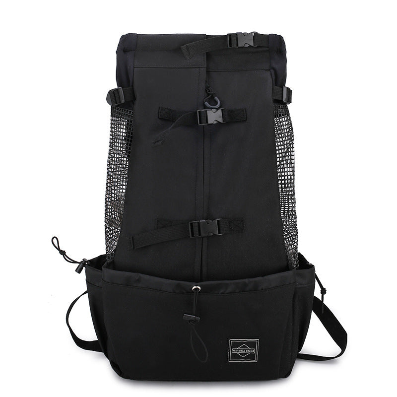 Dogs Backpack Out Double Shoulder Portable Travel Backpack