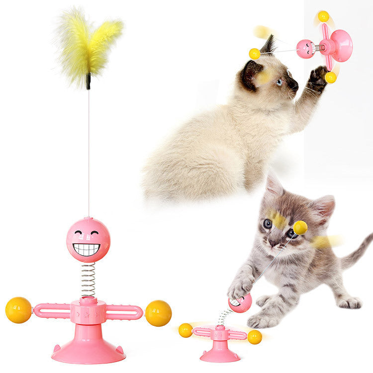 Rotating Windmill Itch Scratching Device & Teeth Shining Toys