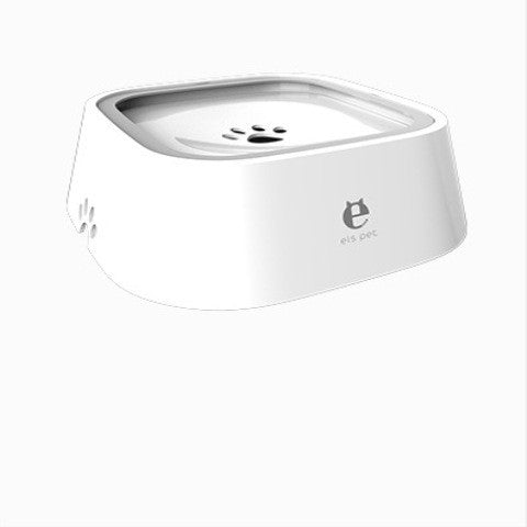 1.5L Cat Dog Water Bowl Carried Floating Bowl Anti-Overflow Slow Water Feeder Dispenser Pet