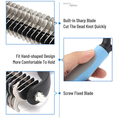 Boo n Meow Dual-Sided Dematting &amp; Deshedding Brush
