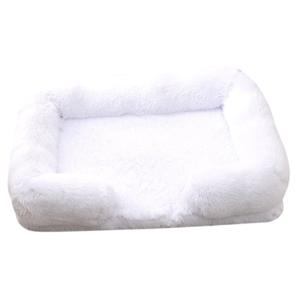 Plush Rectangle Bed - For Boo n Meow