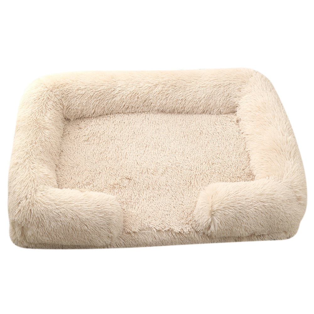 Plush Rectangle Bed - For Boo n Meow