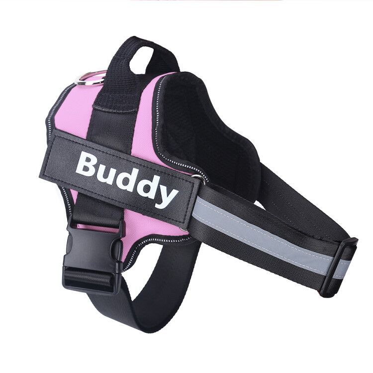 Dog Harness Personalized Dog Harness No Pull Reflective Breathable Pet Harness for Small Large Dog Harness Vest with Name Custom Patch