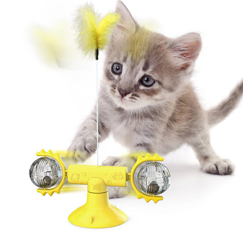Rotating Windmill Itch Scratching Device & Teeth Shining Toys