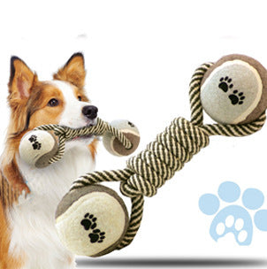 Boo n Meow™ Dumbbell Tennis Chew Toy