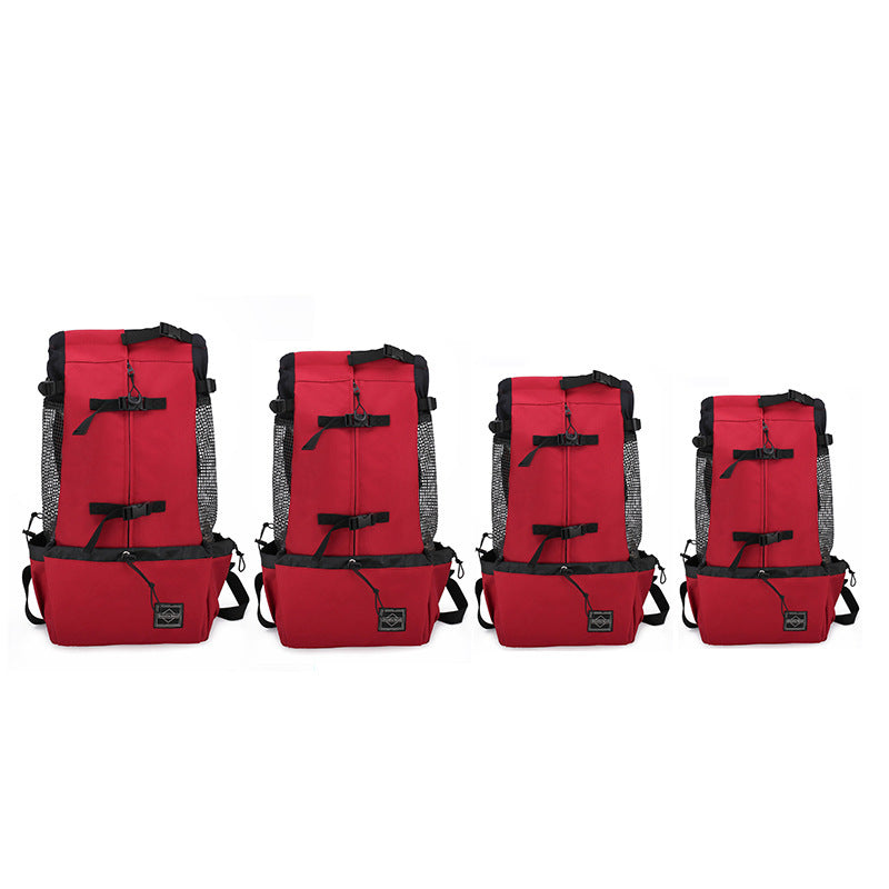 Dogs Backpack Out Double Shoulder Portable Travel Backpack