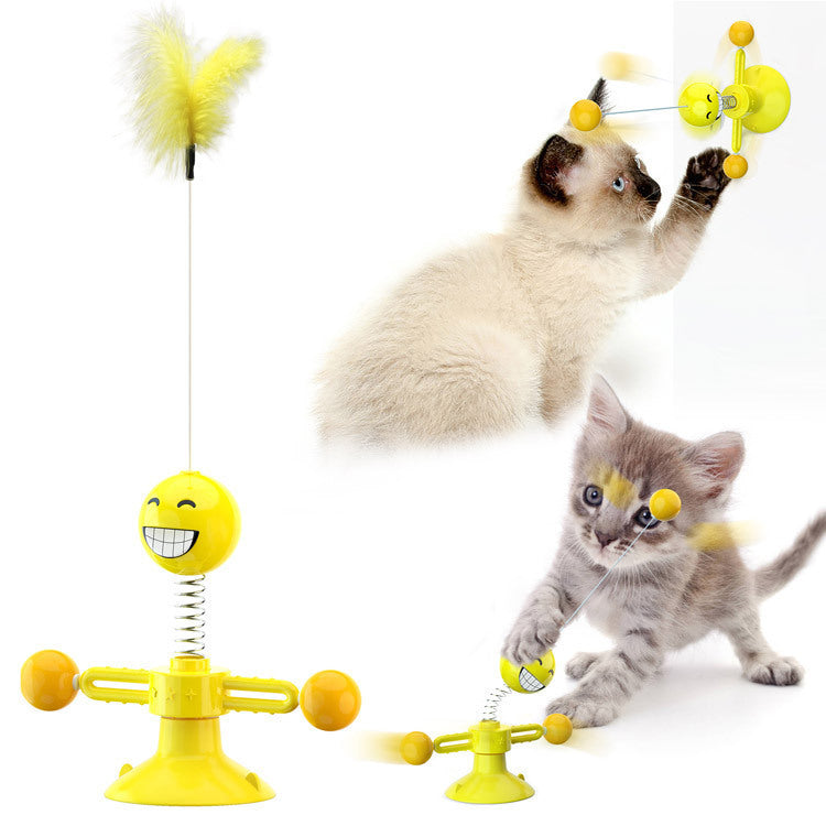 Rotating Windmill Itch Scratching Device & Teeth Shining Toys
