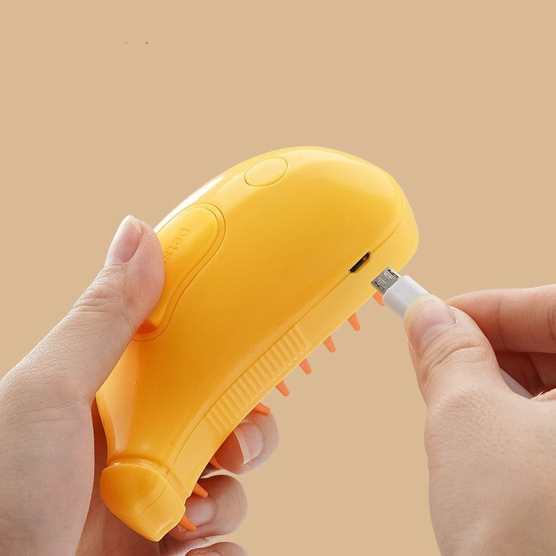 Steam Brush Comb Hair Removal & Grooming - For Boo n Meow