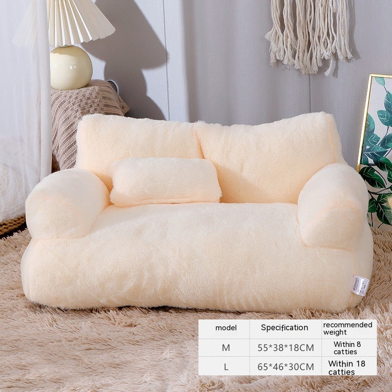 Luxury Cat Bed Sofa Winter Warm BOO N MEOW