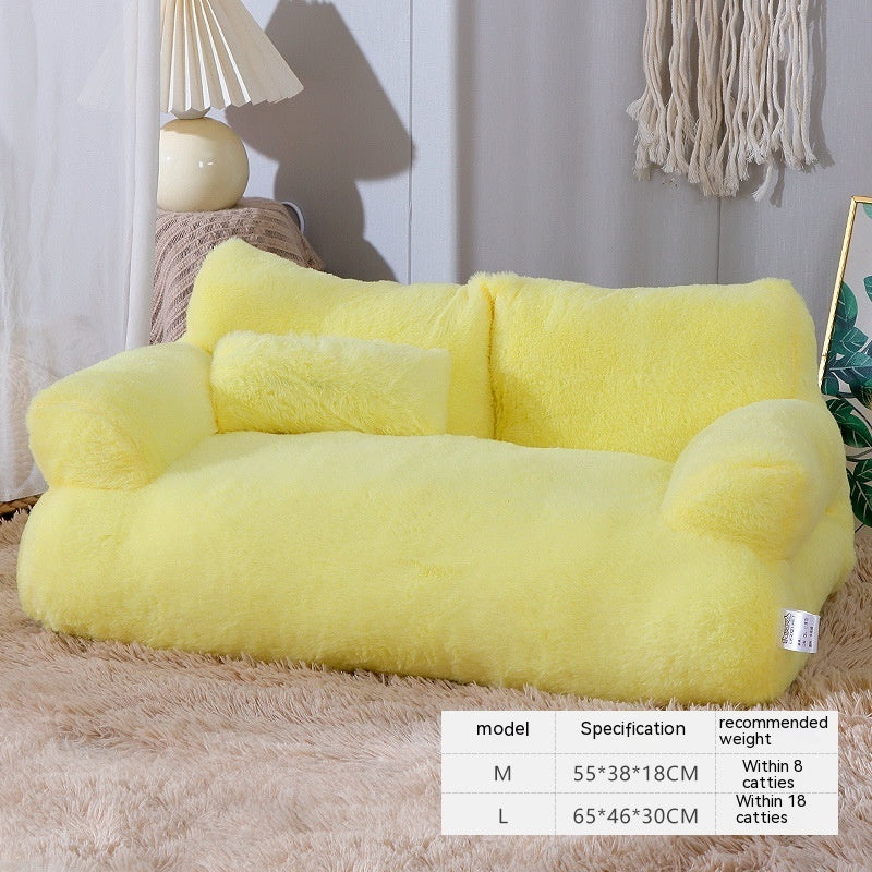 Luxury Cat Bed Sofa Winter Warm BOO N MEOW