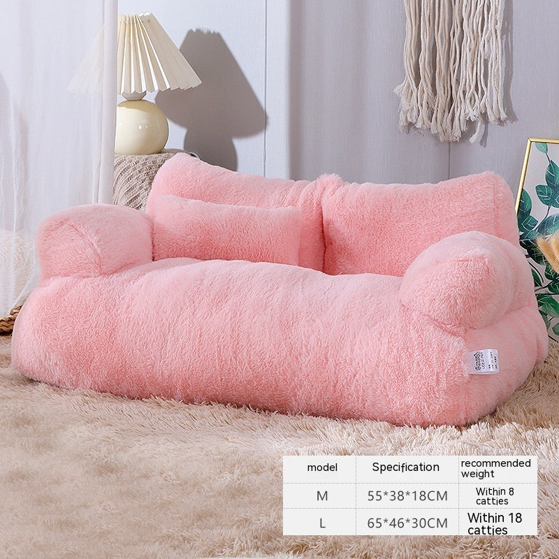 Luxury Cat Bed Sofa Winter Warm BOO N MEOW