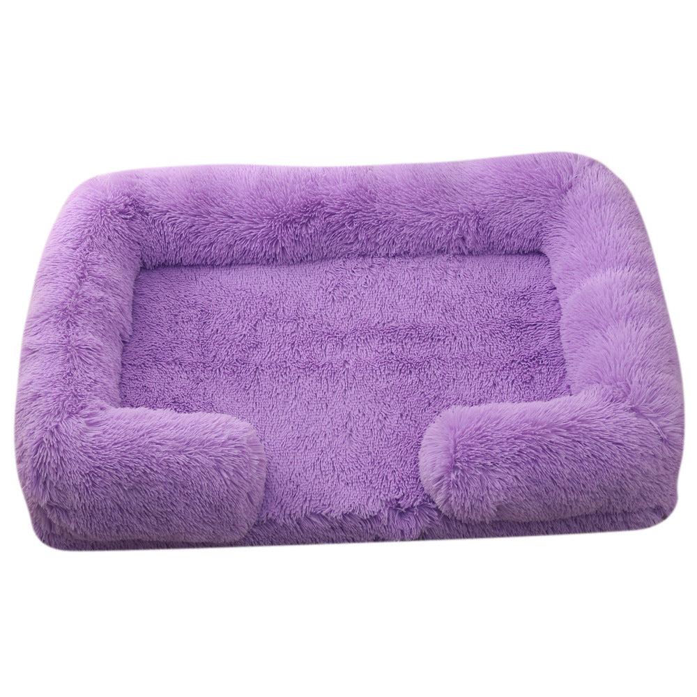 Plush Rectangle Bed - For Boo n Meow