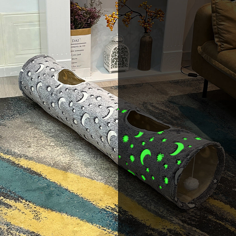 Boo n Meow™ Glow-in-the-Dark Cat Tunnel