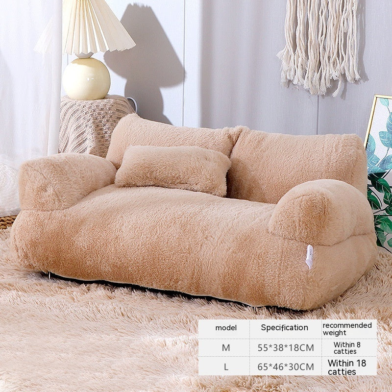Luxury Cat Bed Sofa Winter Warm BOO N MEOW