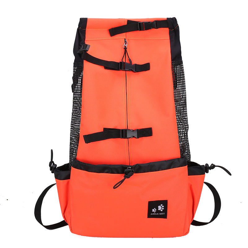 Dogs Backpack Out Double Shoulder Portable Travel Backpack