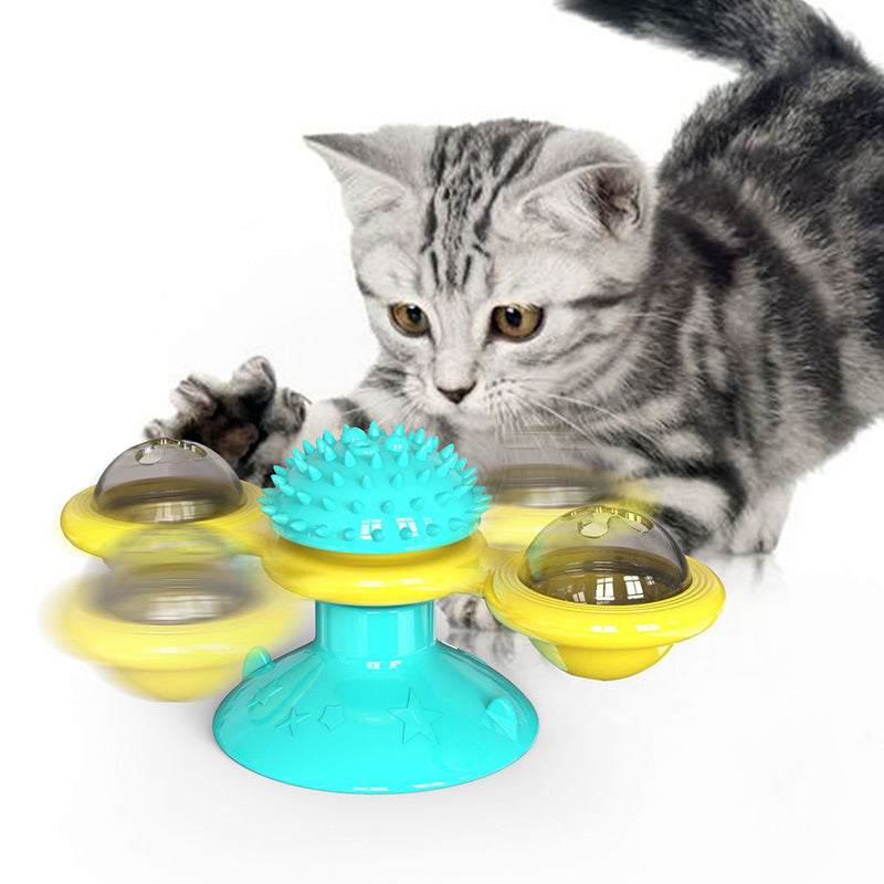 Rotating Windmill Itch Scratching Device & Teeth Shining Toys