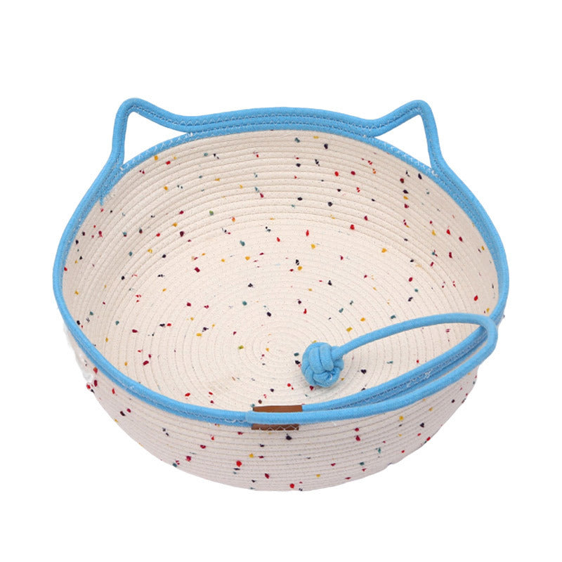Boo n Meow™ Handwoven Cotton &amp; Hemp Rope Pet Nest