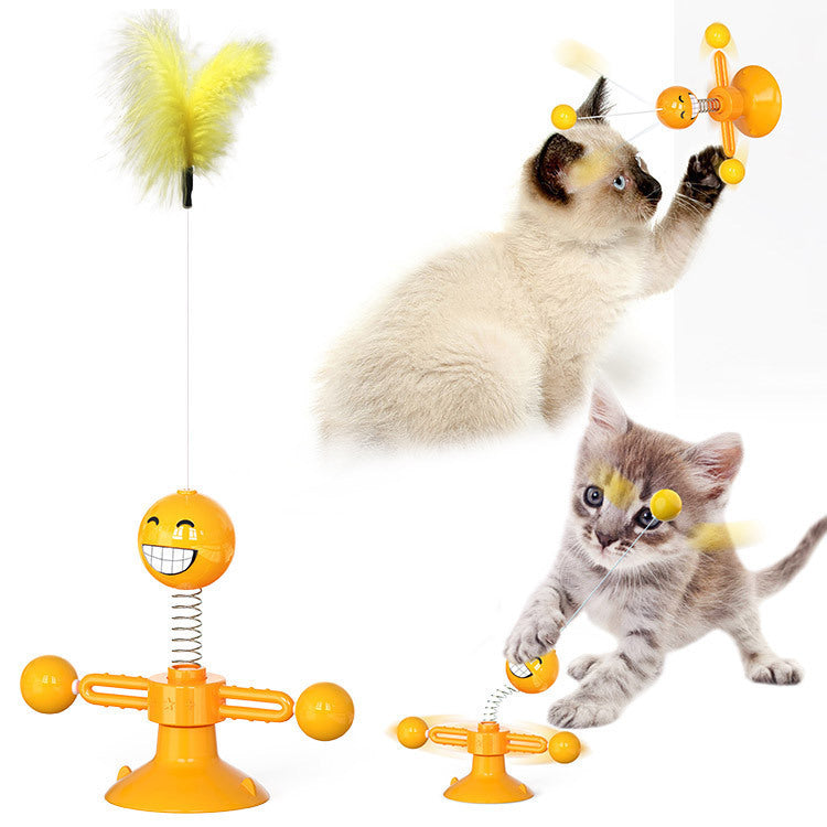 Rotating Windmill Itch Scratching Device & Teeth Shining Toys
