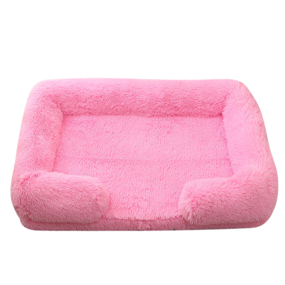 Plush Rectangle Bed - For Boo n Meow