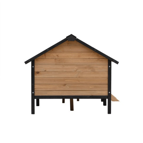 BNM  Cabin Wooden Kennel With Porch