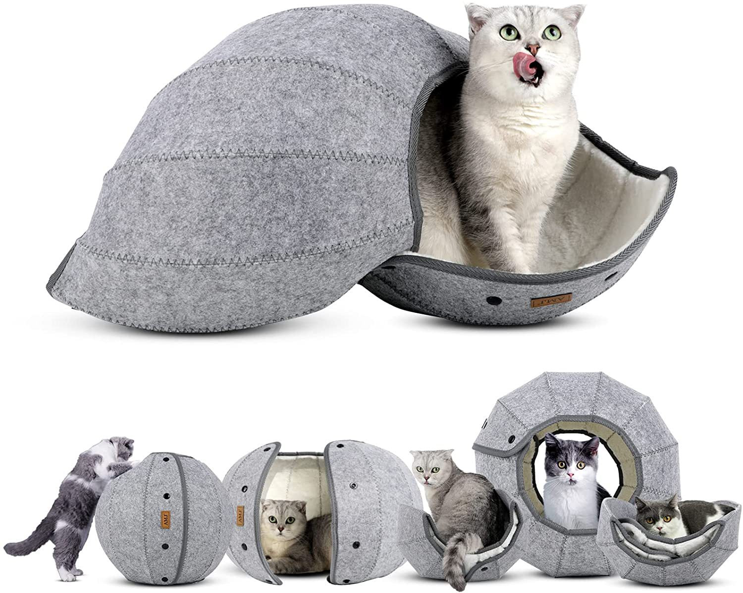Boo n Meow™ 3-in-1 Cat Tunnel Bed