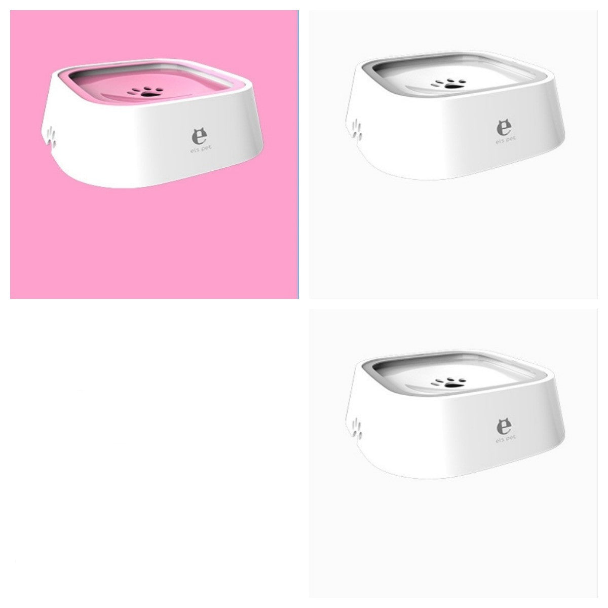 1.5L Cat Dog Water Bowl Carried Floating Bowl Anti-Overflow Slow Water Feeder Dispenser Pet