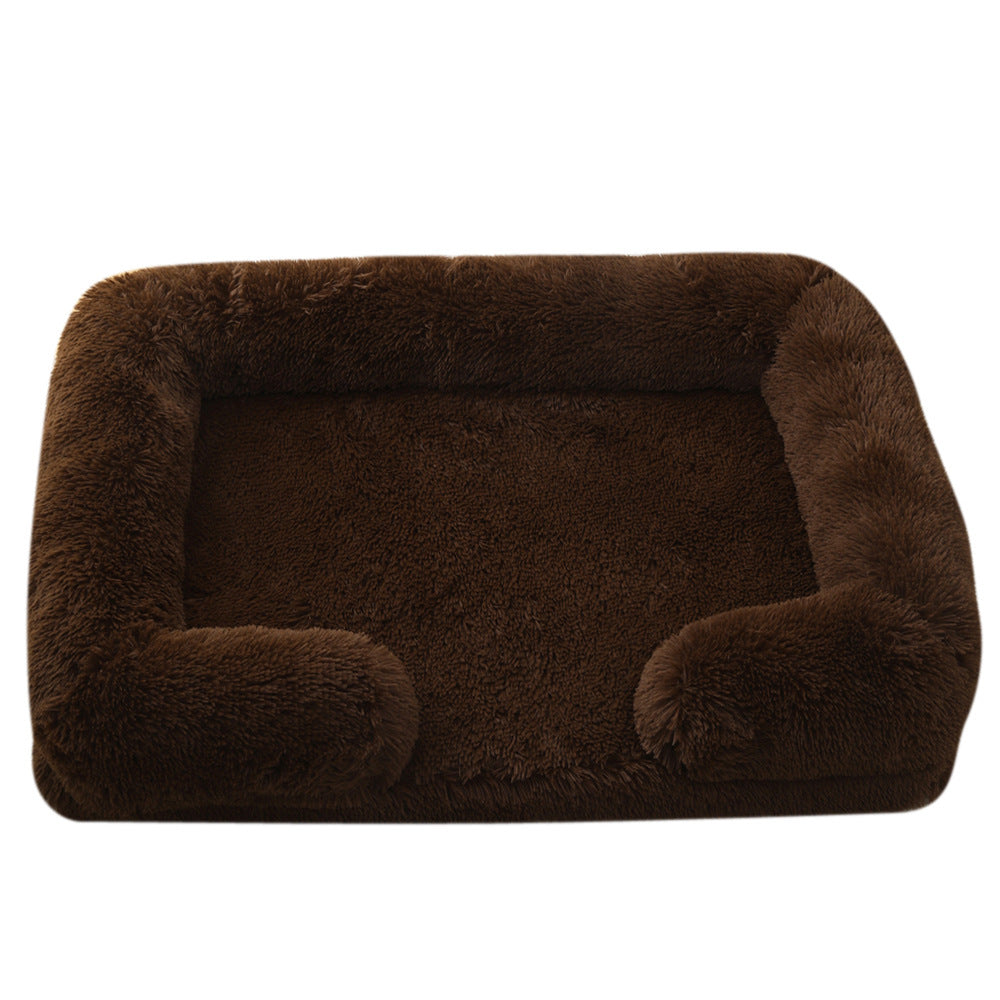 Plush Rectangle Bed - For Boo n Meow