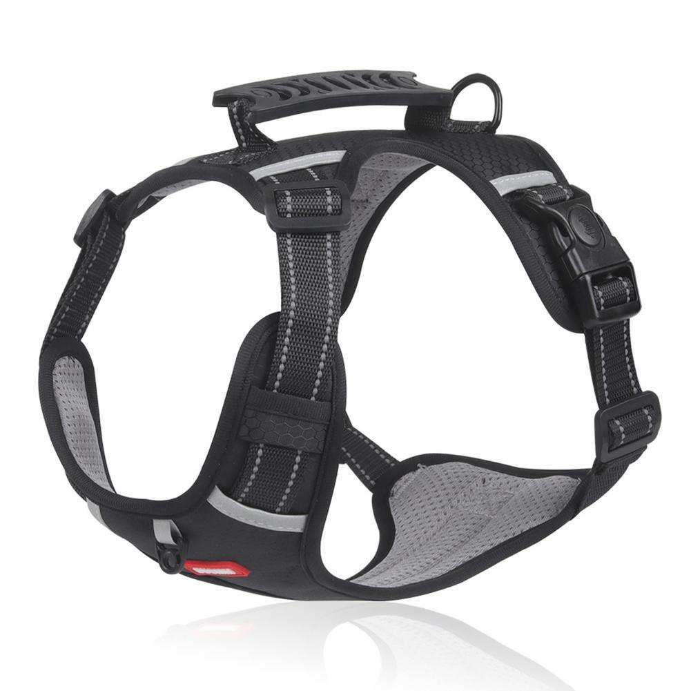 Nylon Dog Harness No Pull Breathable Reflective Pet Harness Vest For Small Large Dog Outdoor Running Dogs