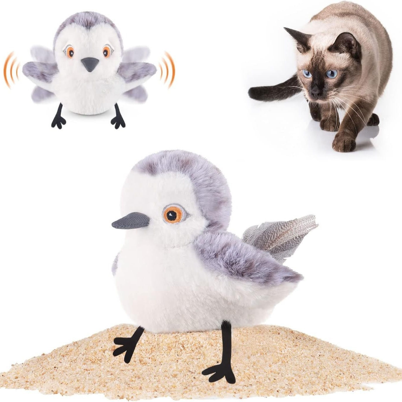 Boo n Meow™ Interactive Sandpiper Cat Toy