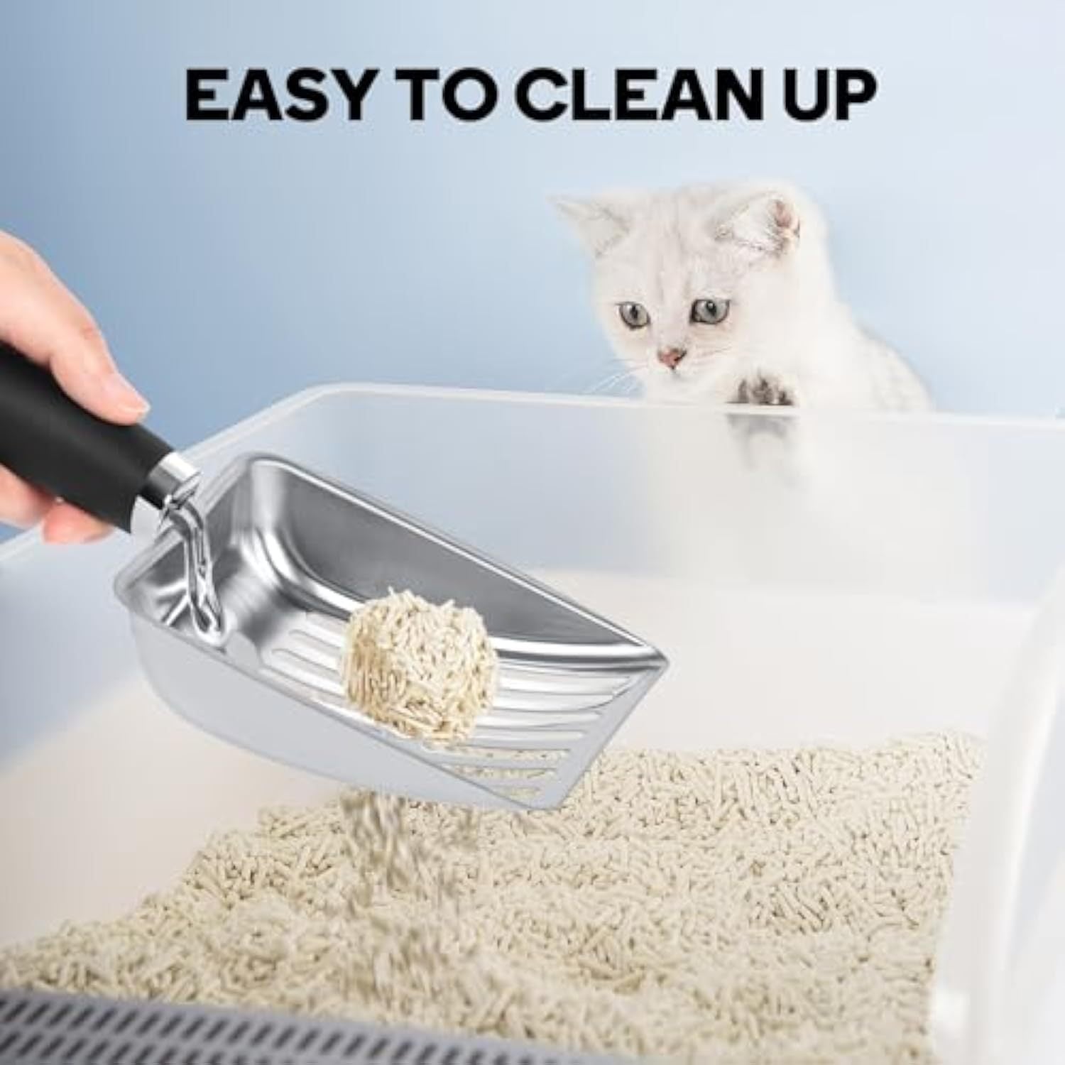 Boo n Meow Metal Litter Scoop: