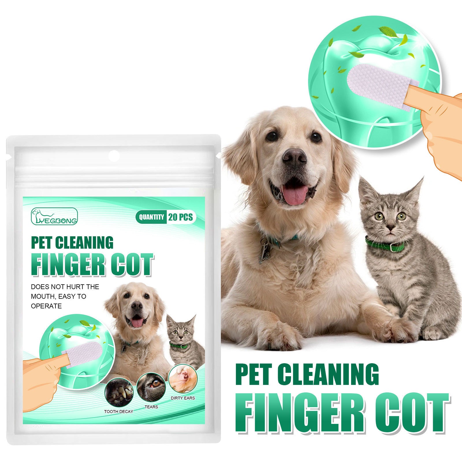 Boon Meow™ CleanPaws Dental Wipes