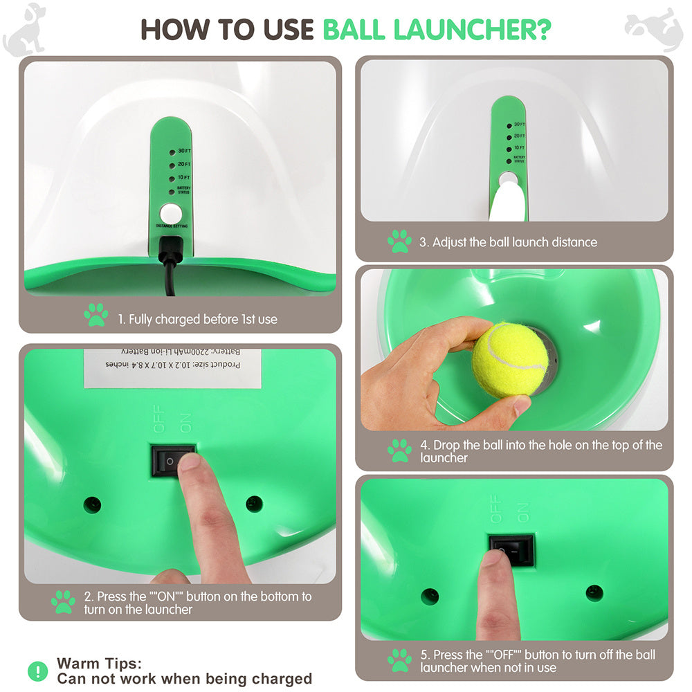 Automatic Tennis Launcher - DOG TRAINER