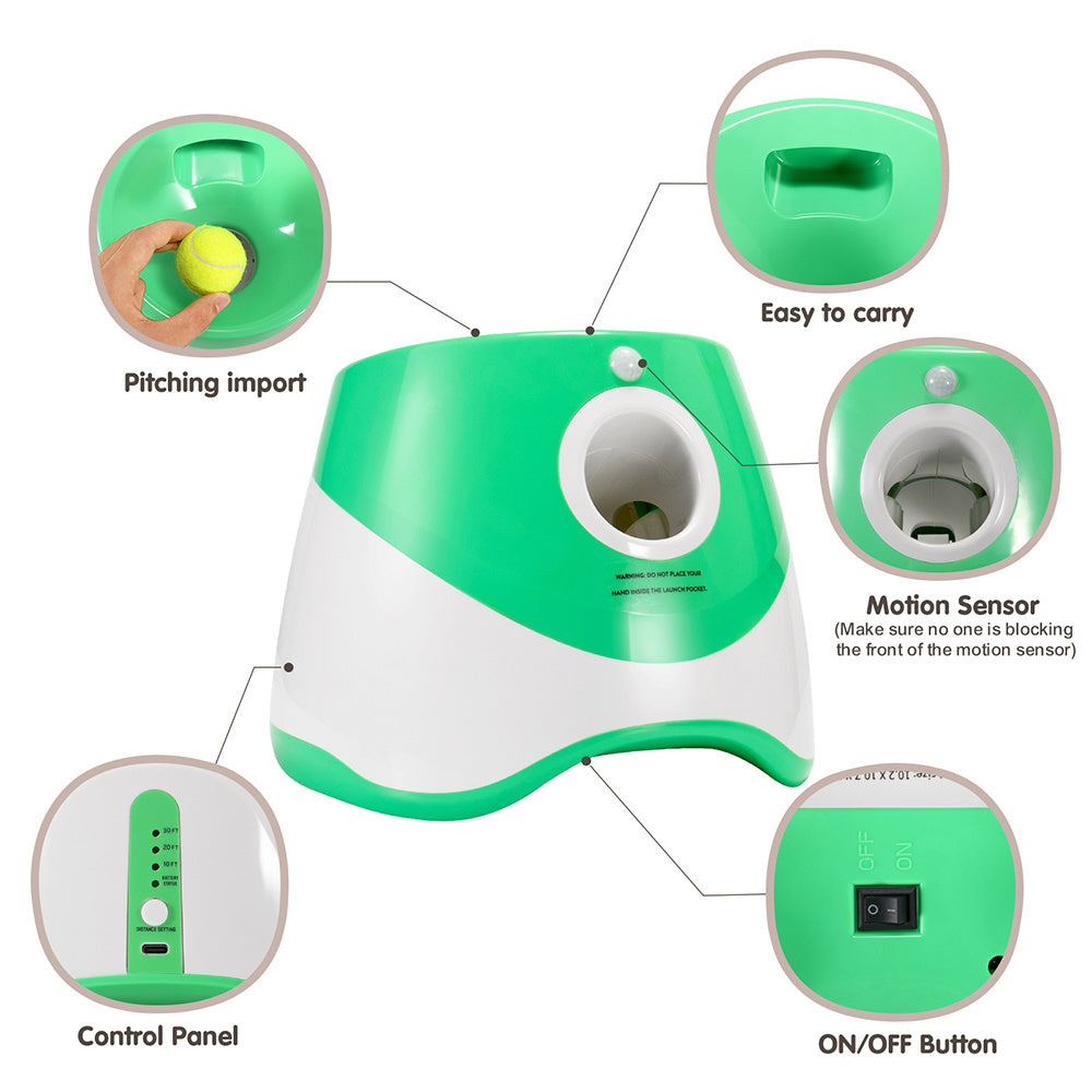 Automatic Tennis Launcher - DOG TRAINER