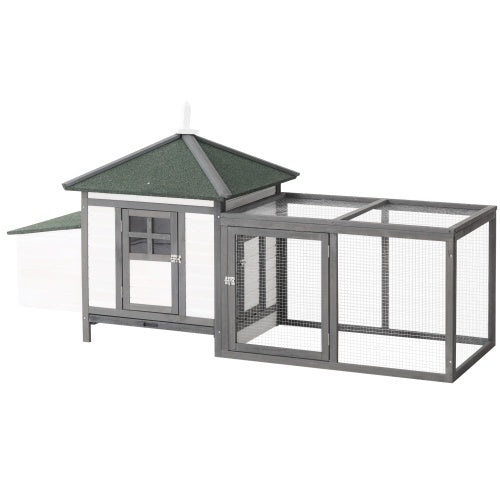 Boo n Meow Wooden Chicken Coop with Nesting Boxes