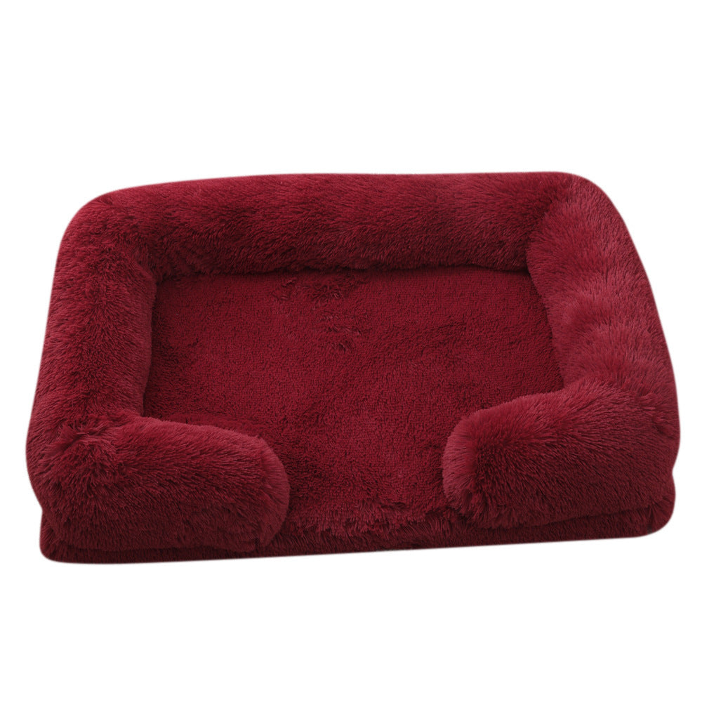 Plush Rectangle Bed - For Boo n Meow