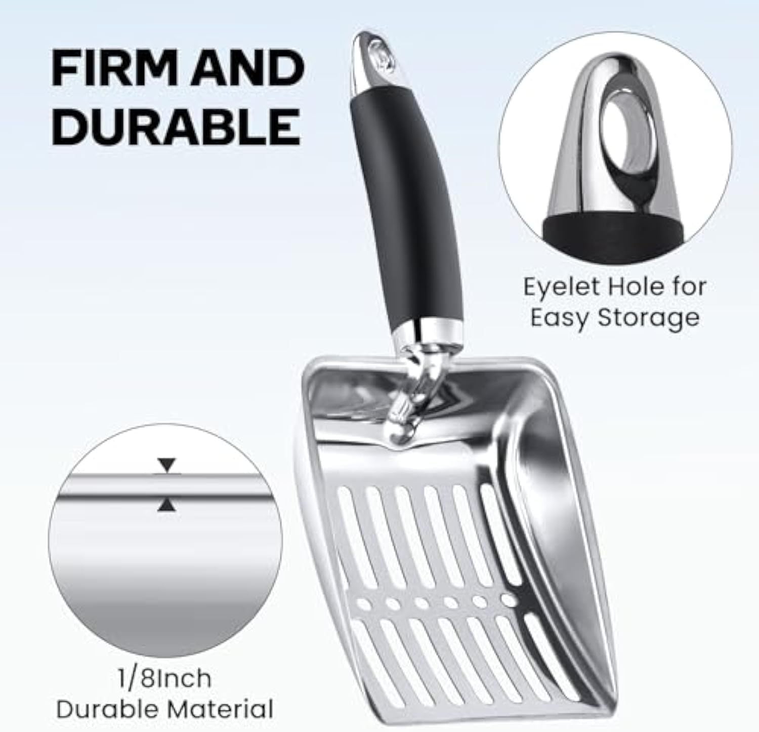 Boo n Meow Metal Litter Scoop: