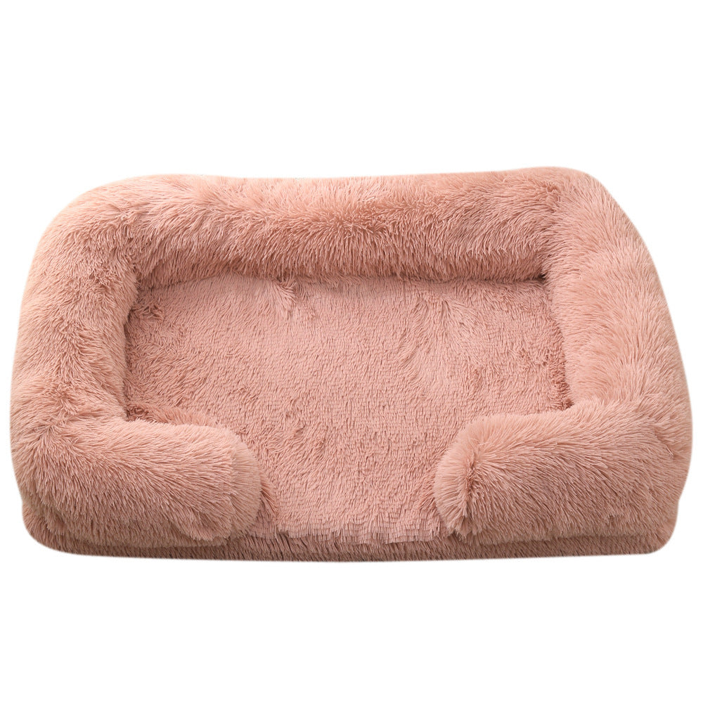 Plush Rectangle Bed - For Boo n Meow