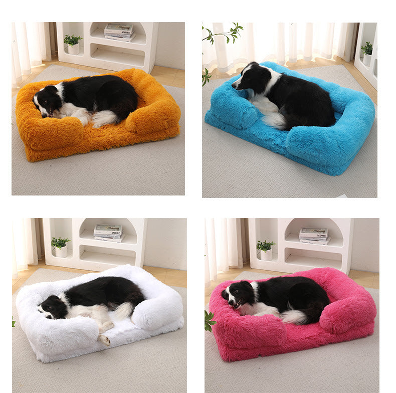 Plush Rectangle Bed - For Boo n Meow