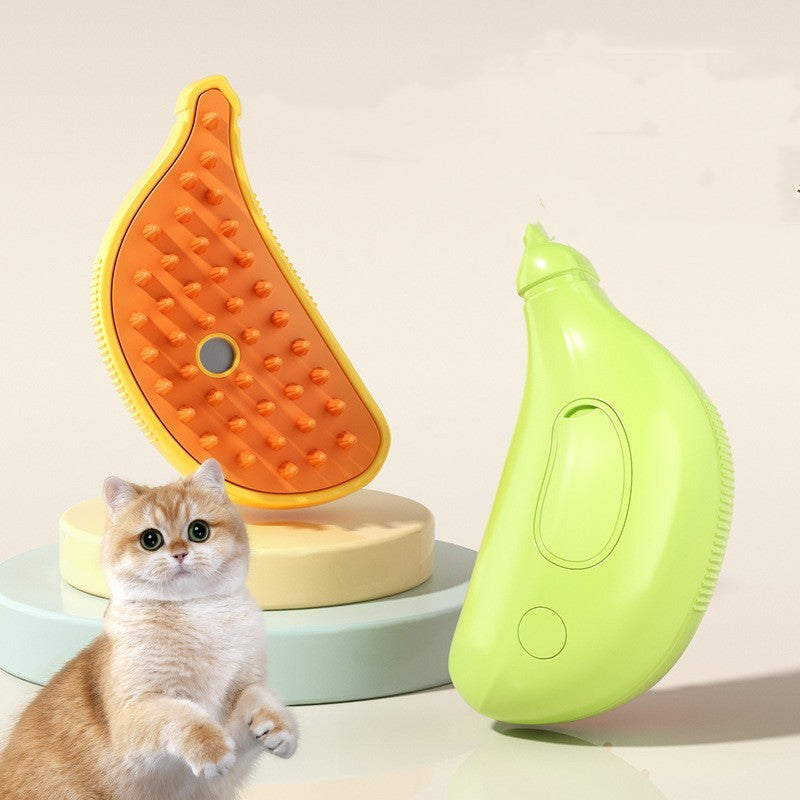 Steam Brush Comb Hair Removal & Grooming - For Boo n Meow