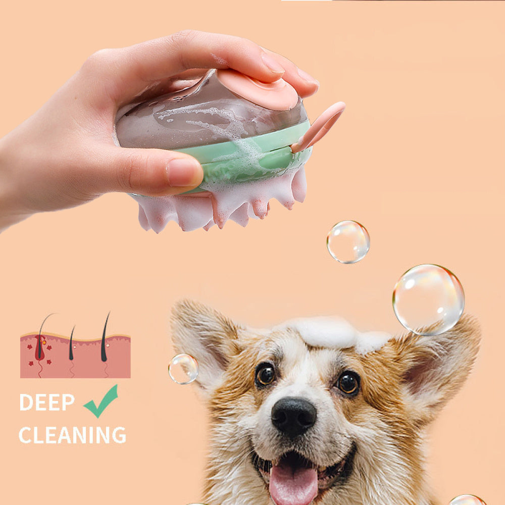 Boo n Meow™ Soft Silicone Pet Bath Brush
